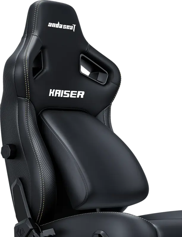 Ігрове крісло Anda Seat Kaiser 4 Size L Black Premium PVC фото
