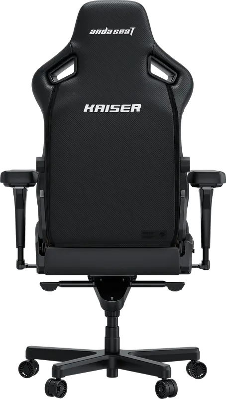 Ігрове крісло Anda Seat Kaiser 4 Size L Black Premium PVC фото