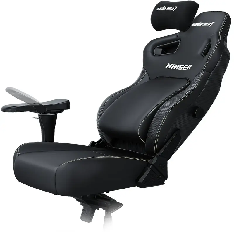 Ігрове крісло Anda Seat Kaiser 4 Size L Black Premium PVC фото