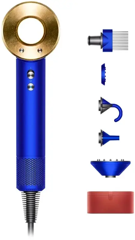 Фен Dyson Supersonic HD07 23.75K Blue/Gold фото