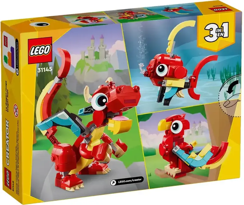 Конструктор LEGO Creator Червоний Дракон - фото - №1