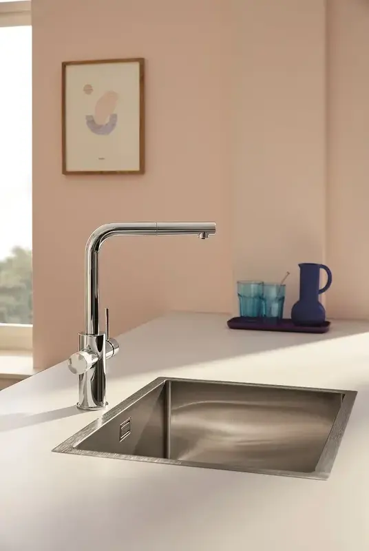 Змішувач для кухні Grohe Blue Pure Minta, довж.виливу - 223мм (30601000) фото