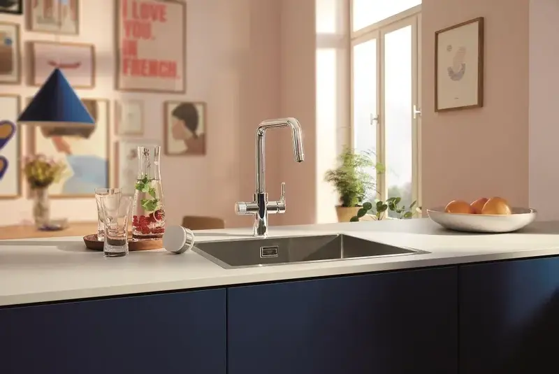 Смеситель для кухни Grohe Blue Pure Start, длина излива - 223мм (30595000) фото