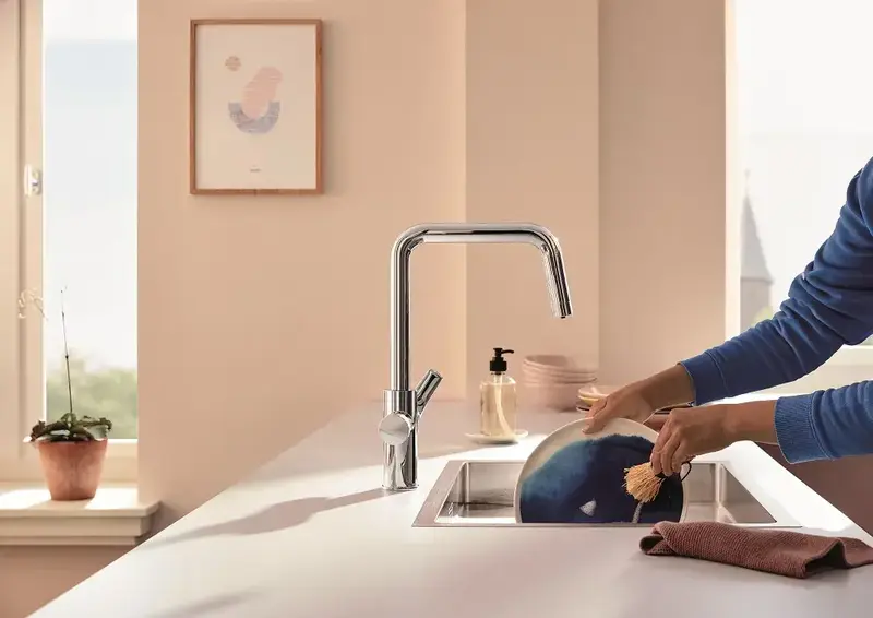Смеситель для кухни Grohe Blue Pure Start, длина излива - 223мм (30595000) фото