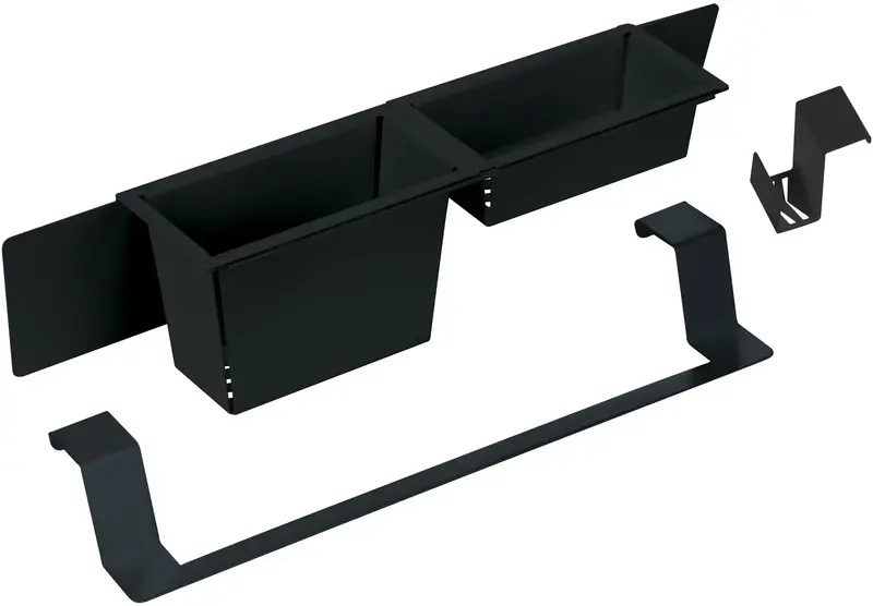 Набор аксессуаров Deante Magnetic для кухонной мойки, черный (ZZMKN11O) фото