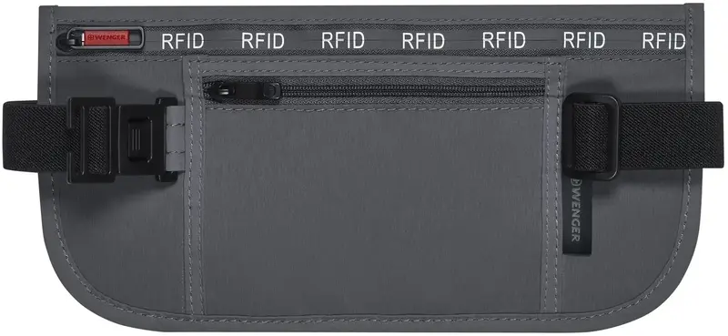 Сумка на пояс Wenger waist belt with RFID pocket, сіра (611879) - фото - №0