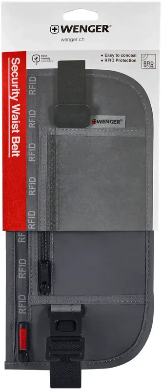 Сумка на пояс Wenger waist belt with RFID pocket, сіра (611879) - фото - №4