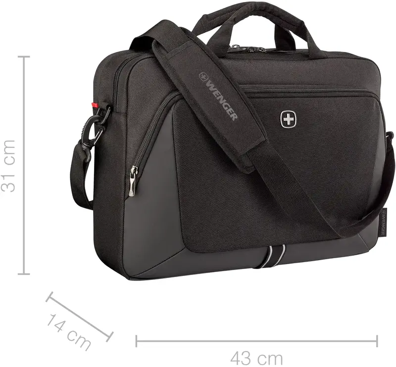 Сумка для ноутбука Wenger, XE Brief 16", чорна (653300) - фото - №8