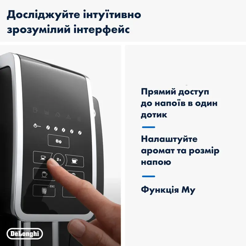 Кавомашина DeLonghi ECAM 359.55 B фото