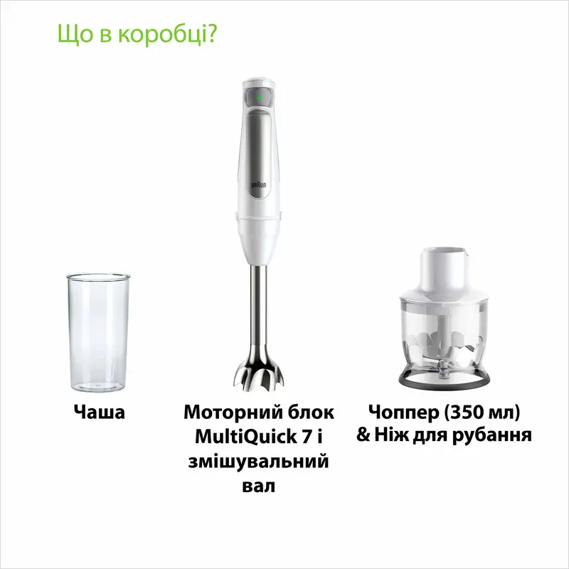 Блендер BRAUN MQ 7020 WH - фото - №9