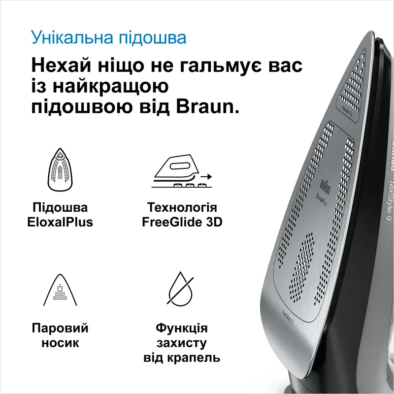Праска BRAUN TexStyle 9 SI 9281 BK - фото - №3