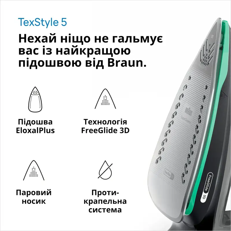 Праска BRAUN TexStyle 5 SI5277GR - фото - №7