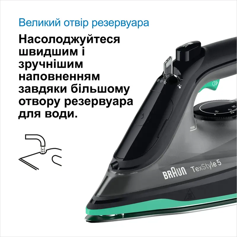 Праска BRAUN TexStyle 5 SI5277GR - фото - №6
