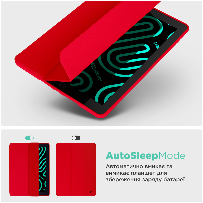 Чохол для iPad 10gen 10.9 Smart Fold Pen ArmorStandart (Red) - фото - №6