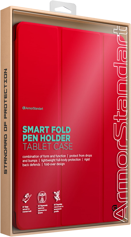 Чохол для iPad 10gen 10.9 Smart Fold Pen ArmorStandart (Red) - фото - №8