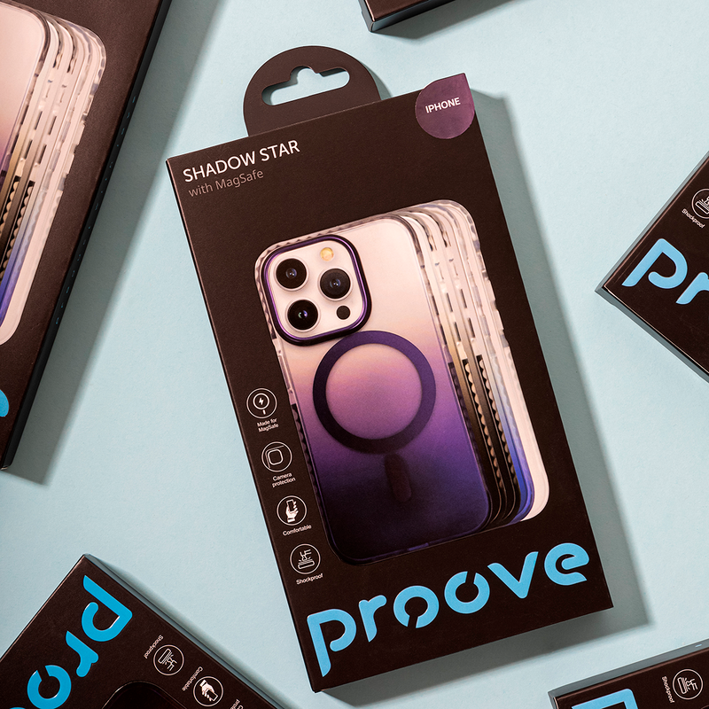 Чохол Proove Shadow Star Case with Magnetic Ring iPhone 15 (blue) - фото - №4