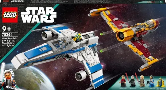 Конструктор LEGO Star Wars™ Винищувач Нової Республіки «E-Wing» проти Зоряного винищувача Шин Хаті - фото - №0