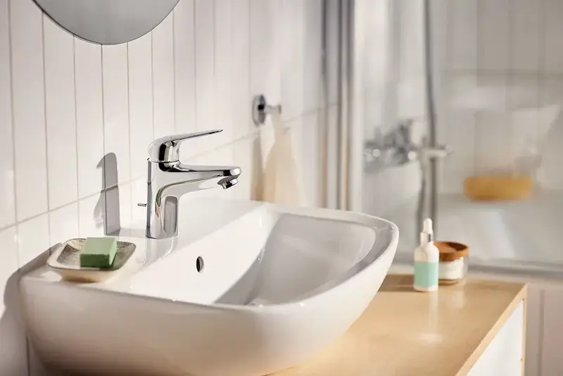 Змішувач для раковини Grohe QuickFix Swift M довж. виливу - 116мм (24325001) - фото - №4