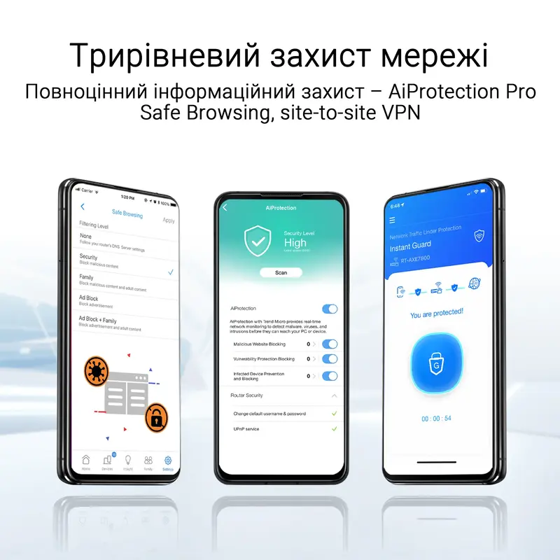 Iнтернет роутер Asus ZenWiFi BT10 BE25000, 1x10GE LAN, 1xGE WAN/LAN, 1x10GE LAN, 1xUSB 3.0, 2мод, бі - фото - №6