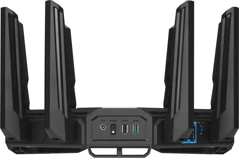 Iнтернет роутер Asus GT-BE98 BE25000, 1x10GE LAN, 3x2.5GE LAN, 1xGE LAN, 1x10GE WAN/LAN, 1x2.5GE WAN - фото - №9