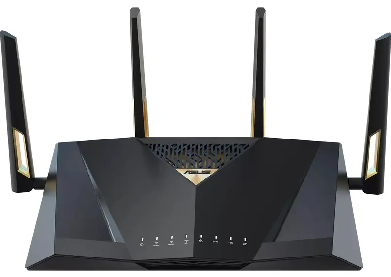 Интернет роутер RT-BE88U BE7200 4xGE LAN, 3x2.5GE WAN, 1x2.5GE WAN/LAN. 1x10GE WAN/LAN, 1xSFP+, 1xUS фото