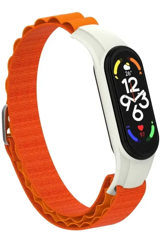 Ремешок для Xiaomi Mi Band 7/6/5/4 ArmorStandart AlpinaStyle Band Оранжевый фото