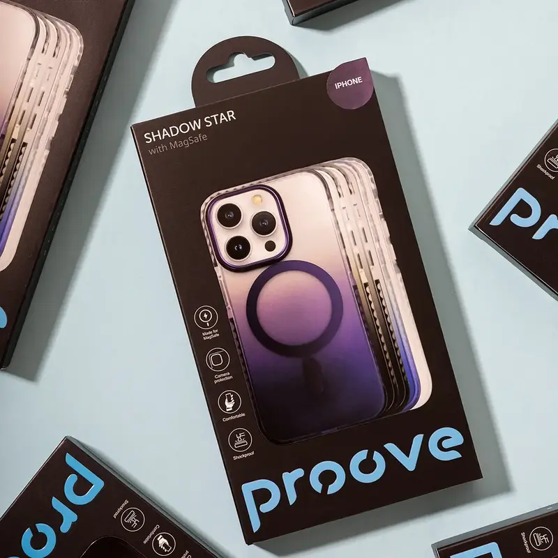 Чохол Proove Shadow Star Case with Magnetic Ring iPhone 16 Pro Max (white) - фото - №5