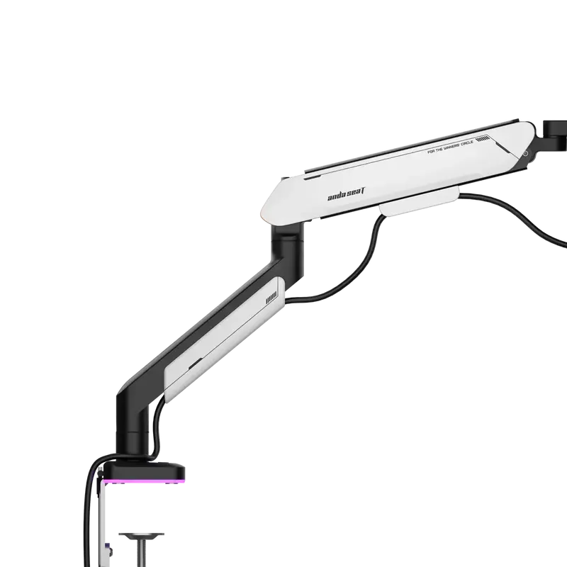 Настольное крепление для монитора Anda Seat Stealth PRO II 17''-42'' White RGB фото