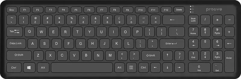 Бездротова клавіатура Proove Classic Code (Ukraine Layout) black фото