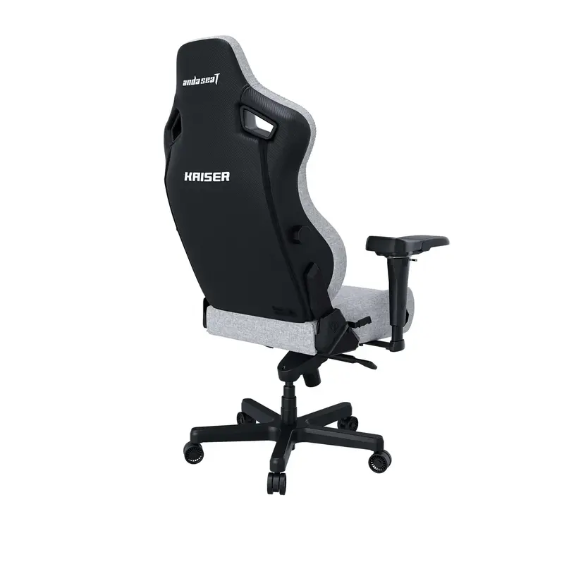 Игровое кресло Anda Seat Kaiser 4 Size L Dark Gray Linen Fabric фото