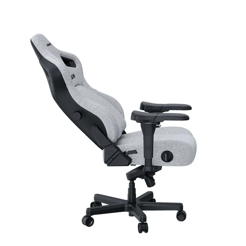 Игровое кресло Anda Seat Kaiser 4 Size L Dark Gray Linen Fabric фото