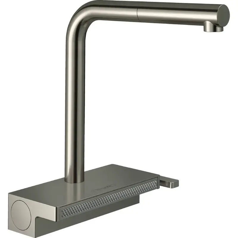 Смеситель для кухни Hansgrohe Aquno Select M81, длинн.излива - 210мм, поворотный, сталь (73836800) фото