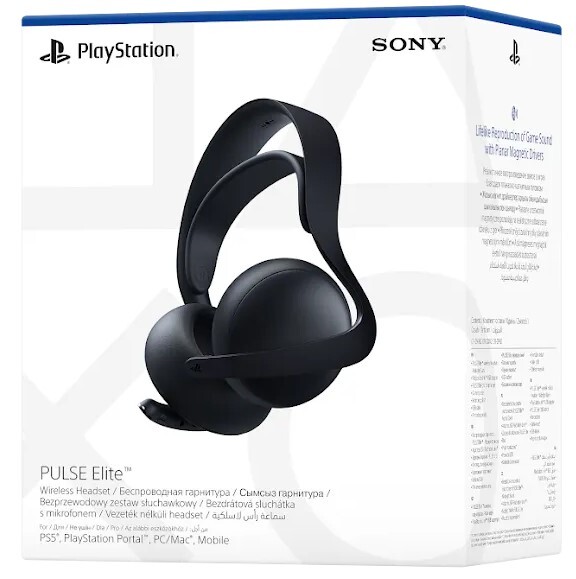 Гарнітура Sony PS Pulse Elite WL Midnight Black фото