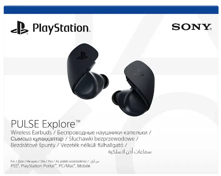 Гарнітура Sony PS Pulse Explore WL Midnight Black фото