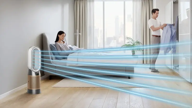 Очищувач повітря Dyson HP09 (Hot+Cool Formaldehyde) Nikel/Gold фото