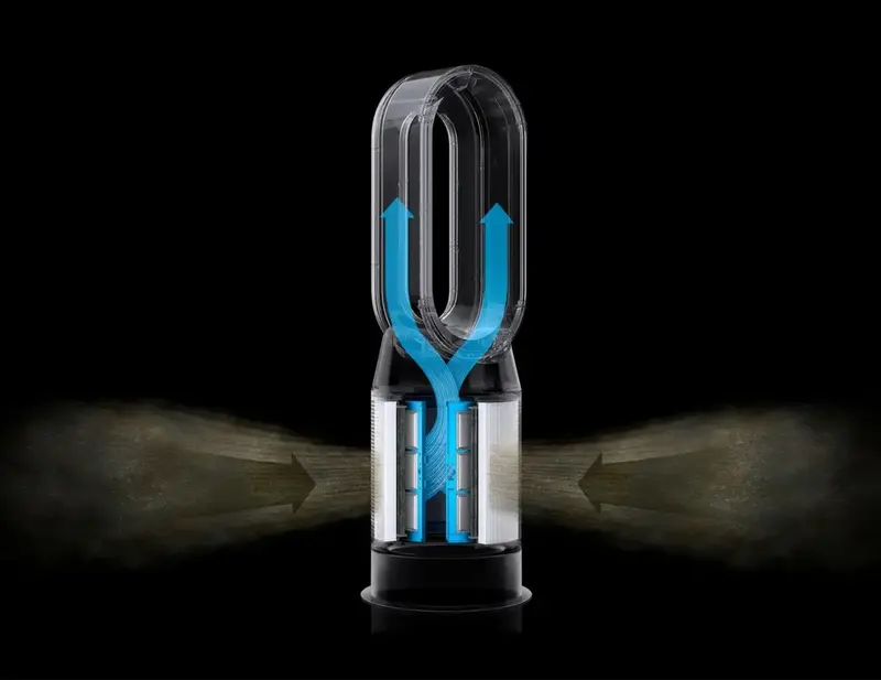 Очищувач повітря Dyson HP09 (Hot+Cool Formaldehyde) Nikel/Gold фото