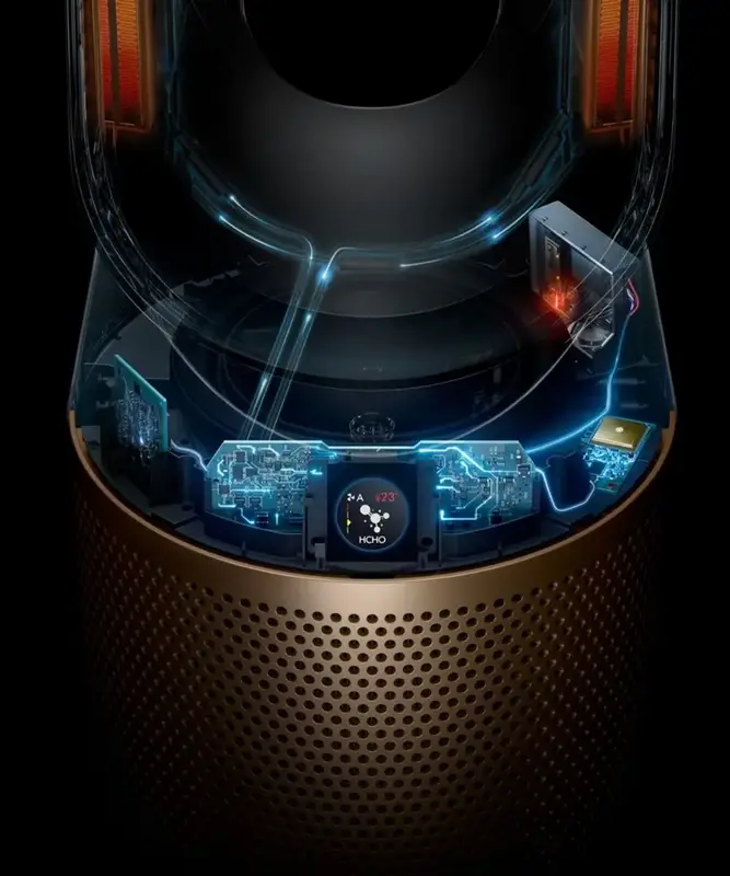Очищувач повітря Dyson HP09 (Hot+Cool Formaldehyde) Nikel/Gold фото