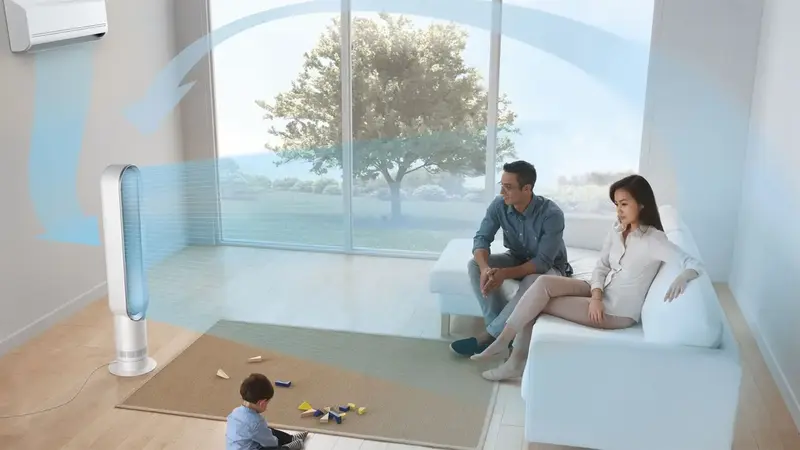 Підлоговий вентилятор Dyson AM07 Tower Fan фото