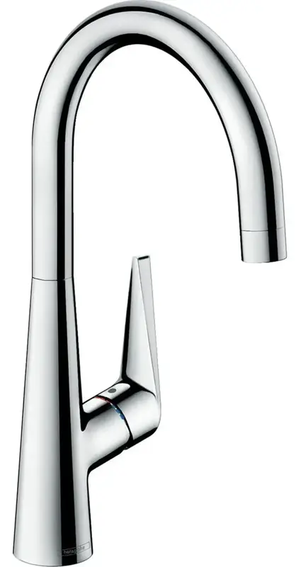 Змішувач для кухні Hansgrohe Talis S, довж.виливу - 203мм, поворотний, 1важіль, KM260 (72810000) фото