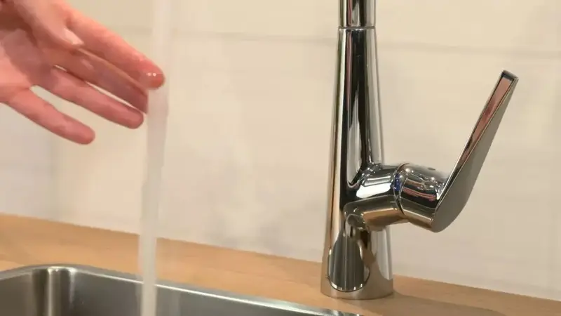 Змішувач для кухні Hansgrohe Talis S, довж.виливу - 203мм, поворотний, 1важіль, KM260 (72810000) фото