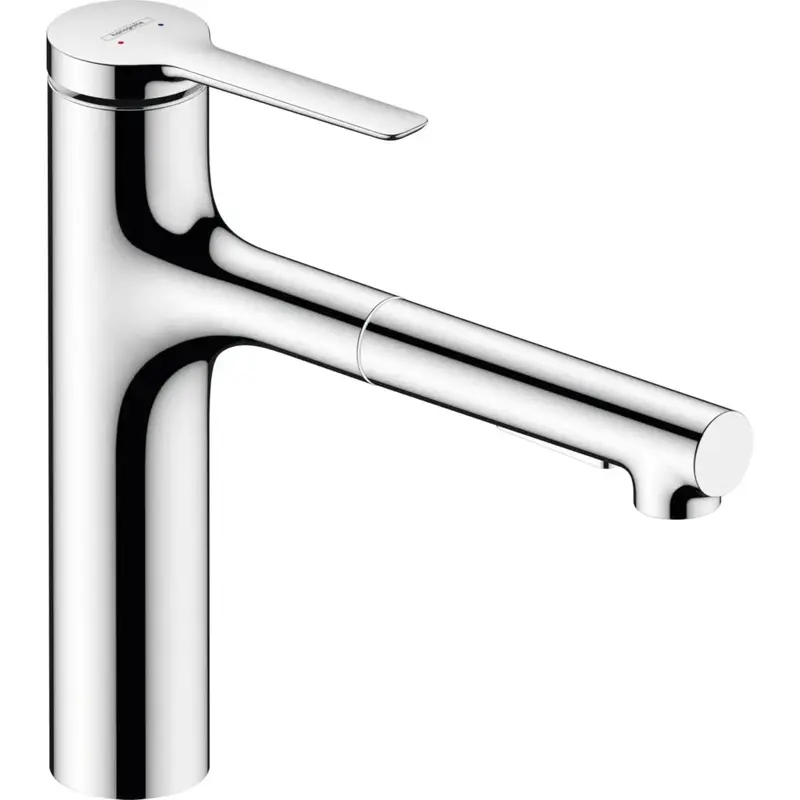 Змішувач для кухні Hansgrohe Zesis M33, довж.виливу - 231мм, витяжний, KM160, хром (74801000) фото