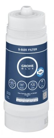 Фільтр Grohe Blue S-розмір для водних систем, білий (40404001) - фото - №1