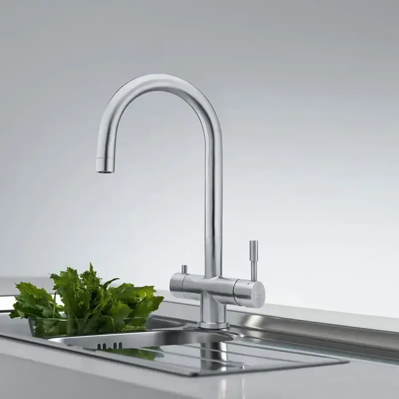 Смеситель для кухни Franke Eos Clear Water, длинн.излива - 185мм (120.0179.979) фото