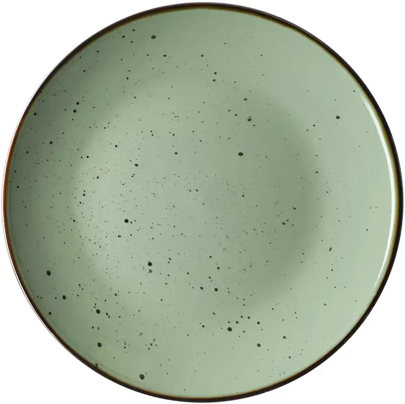 Тарілка десертна Ardesto Bagheria Pastel green, 19см, кераміка, зелений - фото - №0