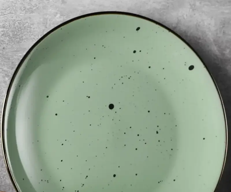 Тарілка десертна Ardesto Bagheria Pastel green, 19см, кераміка, зелений - фото - №5
