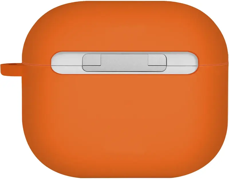 Чехол для AIRPODS 4TH GEN UNIQ NEXO ACTIVE HYBRID SILICONE CASE WITH SPORTS EAR HOOKS VOLT ORANGE (UNIQ-AIRPODS(2024)-NEXOVORG) фото