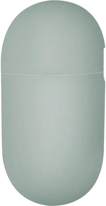 Чехол для AIRPODS 4TH GEN UNIQ LINO HYBRID LIQUID SILICON CASE ICEPLANT GREEN (UNIQ-AIRPODS(2024)-LINOIGRN) - фото - №2
