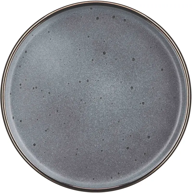 Тарілка десертна Ardesto Fasano, 19.6см, кераміка, сірий темний - фото - №0