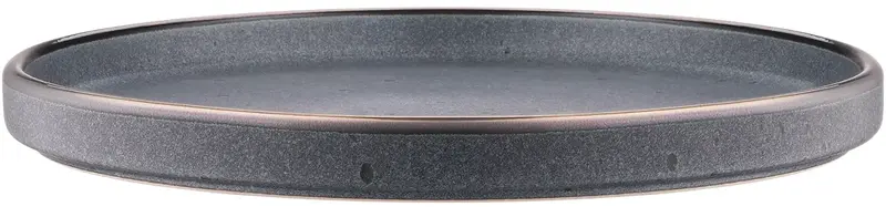 Тарілка десертна Ardesto Fasano, 19.6см, кераміка, сірий темний - фото - №3