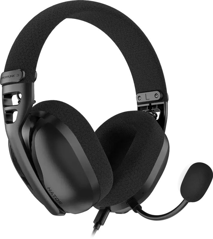 Гарнитура игровая HATOR Hyреrpunk 3 Hi-Res (ESH10) black фото